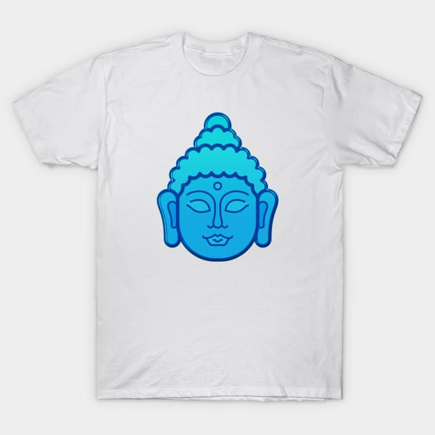 Blue buddha outlet t shirt